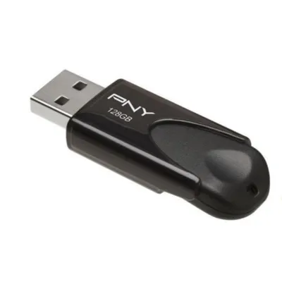 USB-Stick PNY Attaché 4 128GB USB 2.0 Schwarz Slide