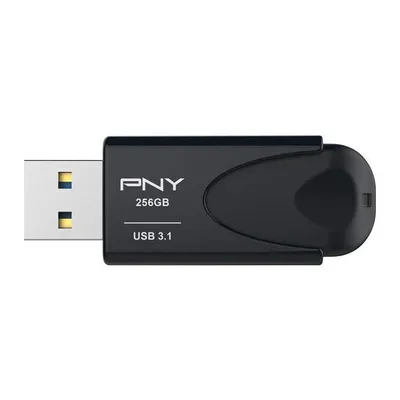PNY Attache 4 USB-Stick 256 GB USB Typ-A 3.2 Gen 1 (3.1 Gen 1) Schwarz