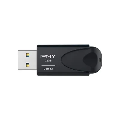 PNY Attache 4 USB-Stick 32 GB USB Typ-A 3.2 Gen 1 (3.1 Gen 1) Schwarz