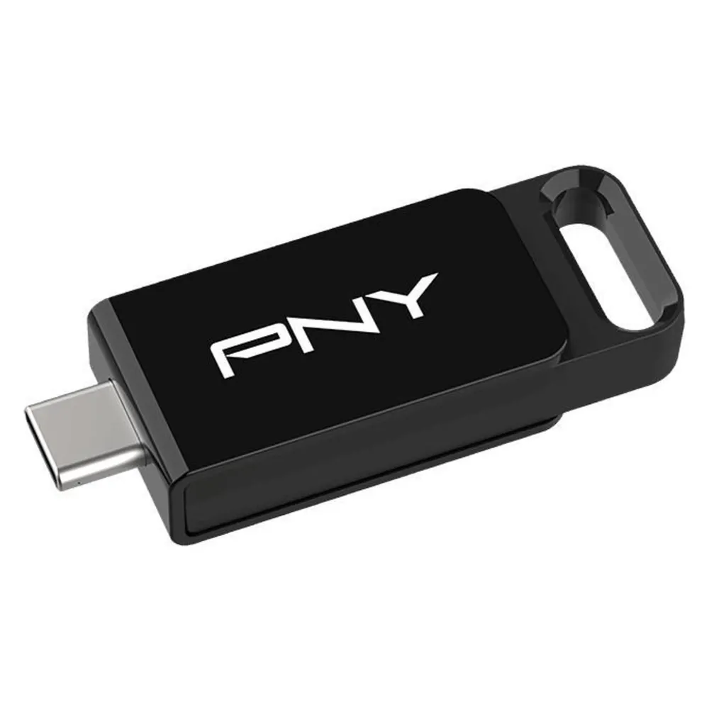 USB-Stick PNY Elite 64 GB USB Typ-C 120 MB/s Schwarz