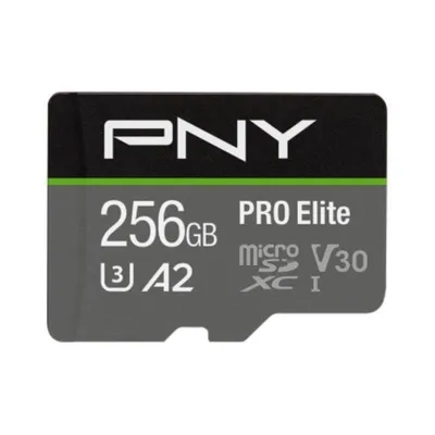 microSD-Karte PNY Pro Elite 256GB UHS-I U3 V30 A2 100MB/s