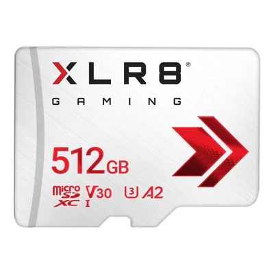 MicroSDXC PNY XLR8 512GB Klasse 10 UHS-I 100MB/s Lesen 90MB/s Schreiben MicroSDXC PNY XLR8 512GB Klasse 10 UHS-I 100MB/s Lesen 90MB/s Schreiben