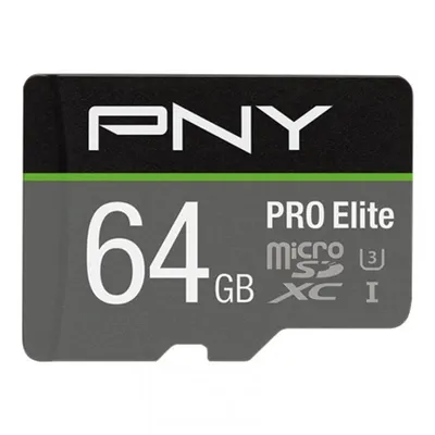 PNY Pro Elite microSDXC 64 GB UHS-I U3 Klasse 10
