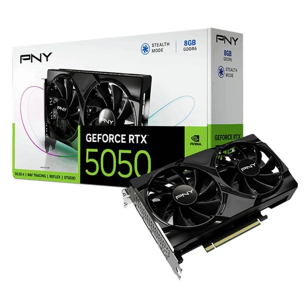 Grafikkarte PNY GeForce RTX 5050 8GB GDDR6 Reflex 2 RTX AI DLSS4