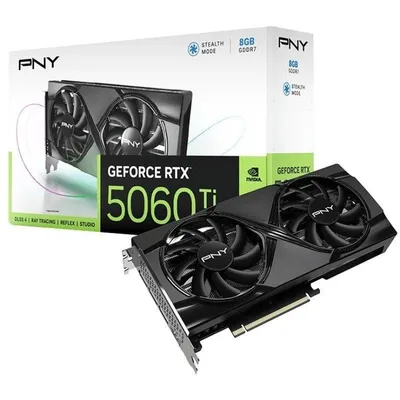 Grafikkarte PNY GeForce RTX 5060 Ti Dual Fan 8GB GDDR7 Reflex 2 RTX AI DLSS4