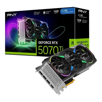 Grafikkarte PNY GeForce RTX 5070 Ti ARGB EPIC-X RGB 16GB GDDR7 Reflex 2 RTX AI DLSS4