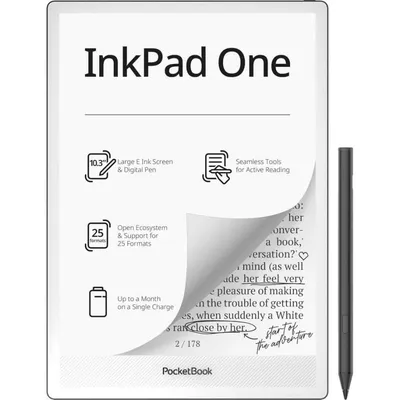 E-Book Reader PocketBook InkPad One 10,3 Zoll Wifi Bluetooth Stylus