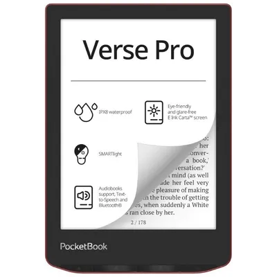 PocketBook Verse Pro E-Book 6" 16GB Red Passion