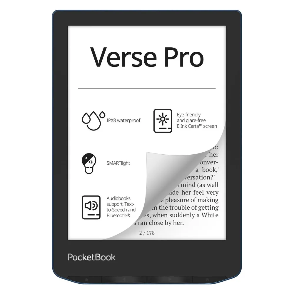 PocketBook Verse Pro E-Book 6" 16GB Cerulean