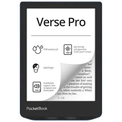 PocketBook Verse Pro E-Book 6" 16GB Cerulean