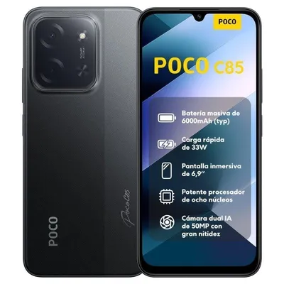 POCO C85 4G 6GB 128GB 6.9" Schwarz