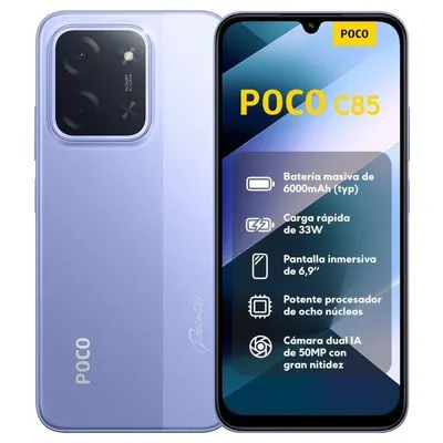 POCO C85 4G 6GB 128GB 6.9" Lila