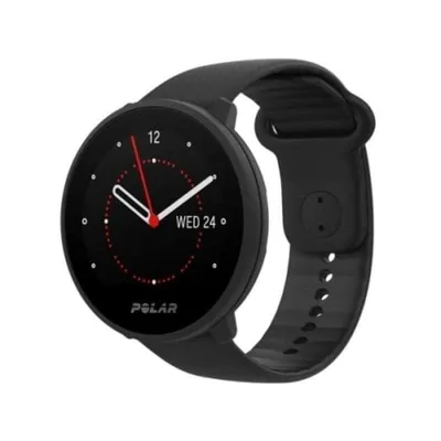 Polar Unite Bluetooth GPS 43mm Schwarz Silikonarmband Wasserdicht 30m Herzfrequenzmesser