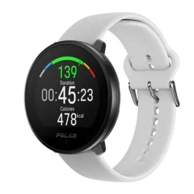 Polar Unite Bluetooth GPS 43mm Weiß S/L IPS Display Wasserdicht 30m Herzfrequenzmesser