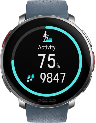 Polar Vantage V3 Silber/Blau