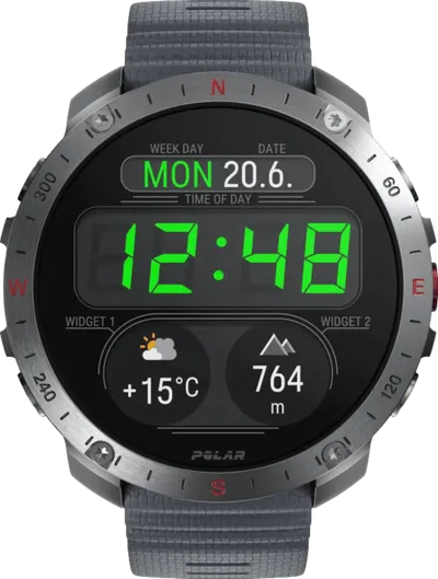 Polar Grit X 2 Pro Silber