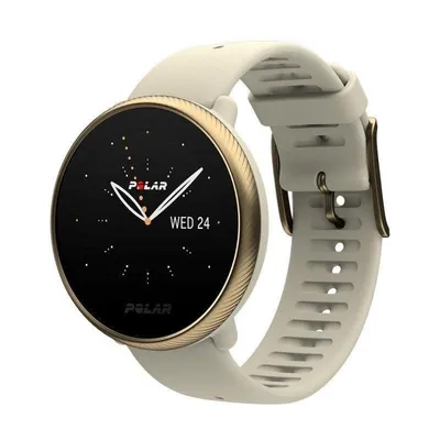 Polar Ignite 2 Bluetooth GPS 43mm Gold Champagner S/L Herzfrequenzmesser Wasserdicht