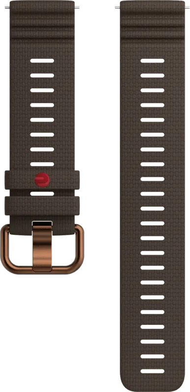 Polar Silikonarmband Braun 22 mm