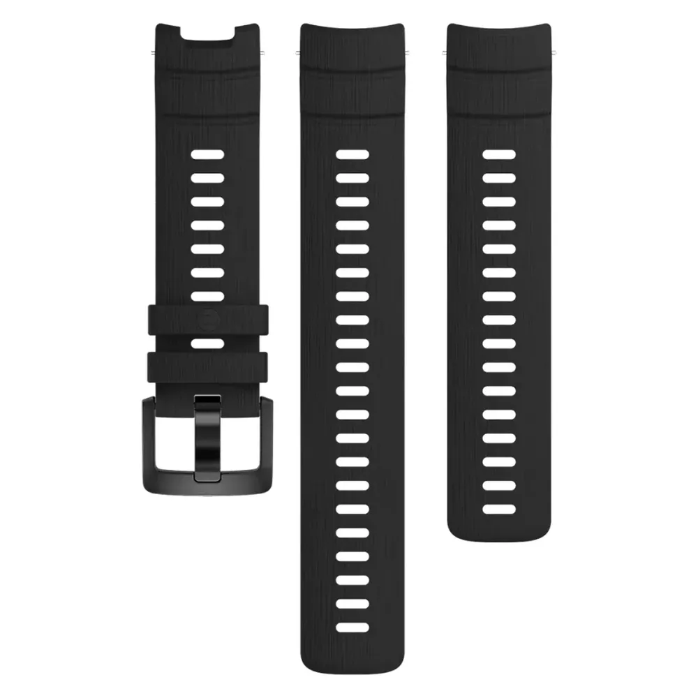 Polar Street X Silikonarmband Schwarz 22 mm S/L