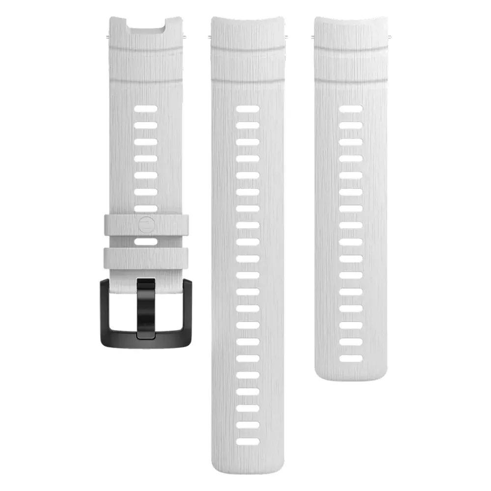 Polar Silikonarmband Weiß 22 mm S/L