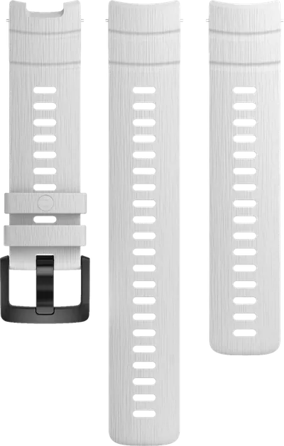 Polar Silikonarmband Weiß 22 mm S/L