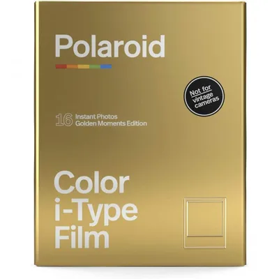 Polaroid Pack 16 Sofortfarbfilme für i-Type Golden Moments Edition