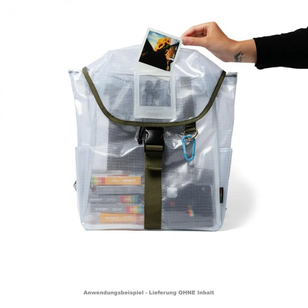 Polaroid Ripstop Backpack Clear