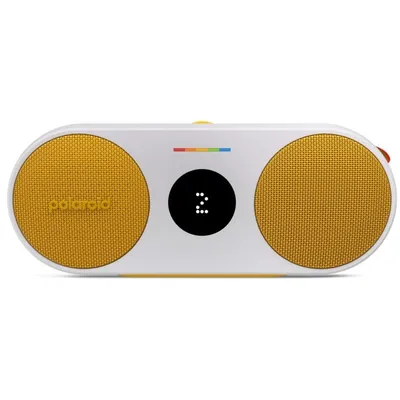 Polaroid P2 Musik-Player, tragbarer Bluetooth-Lautsprecher, Gelb