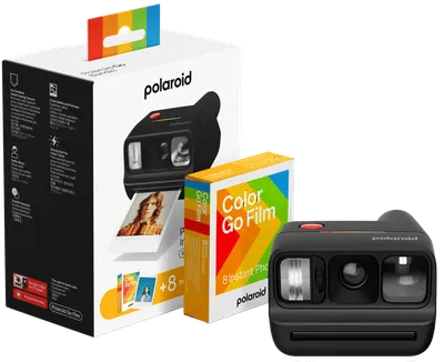 Polaroid Go Gen 3 Schwarz + Color Film (8 Stück)