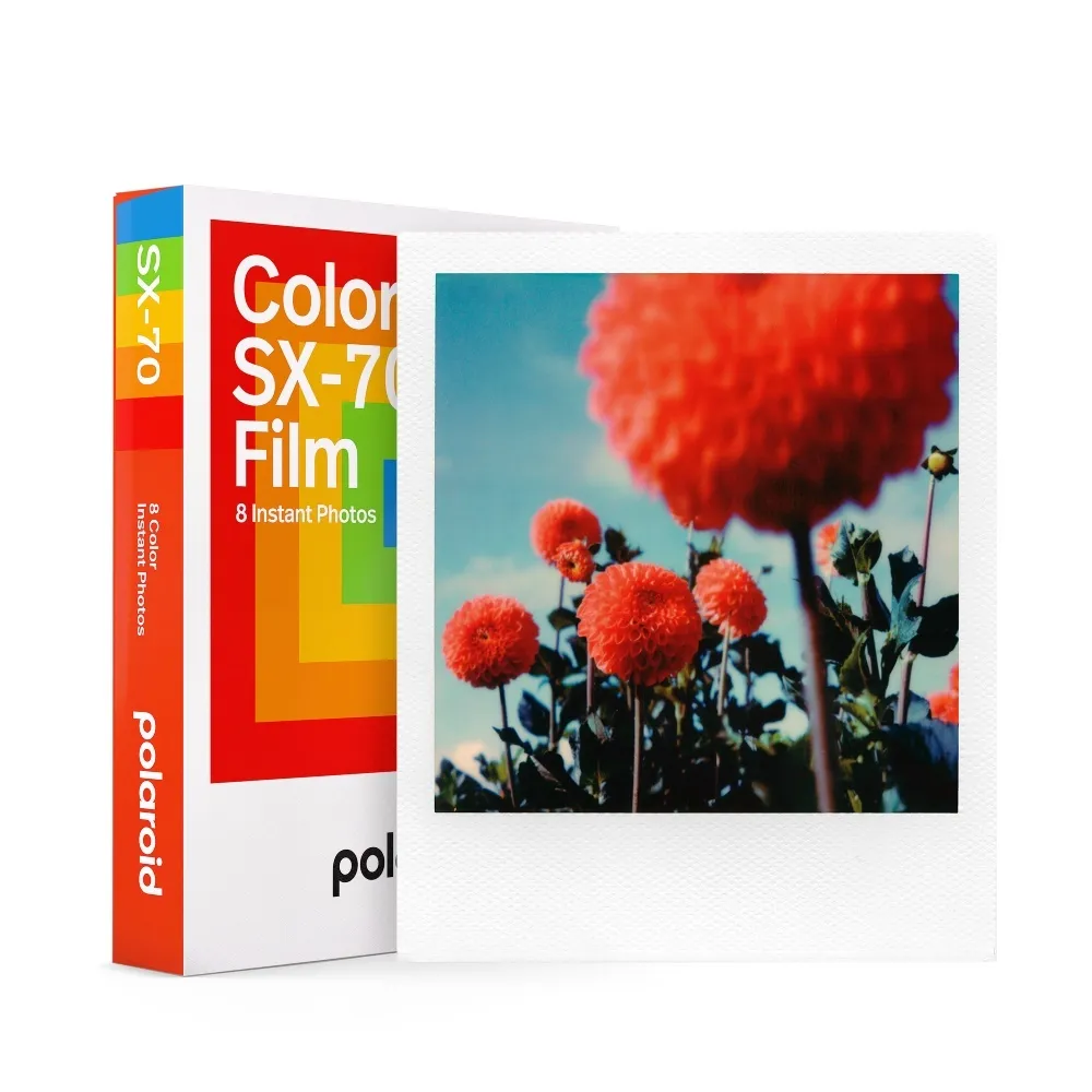Polaroid SX-70 farblicher Sofortbildfilm 8er Pack, Mehrfarbig