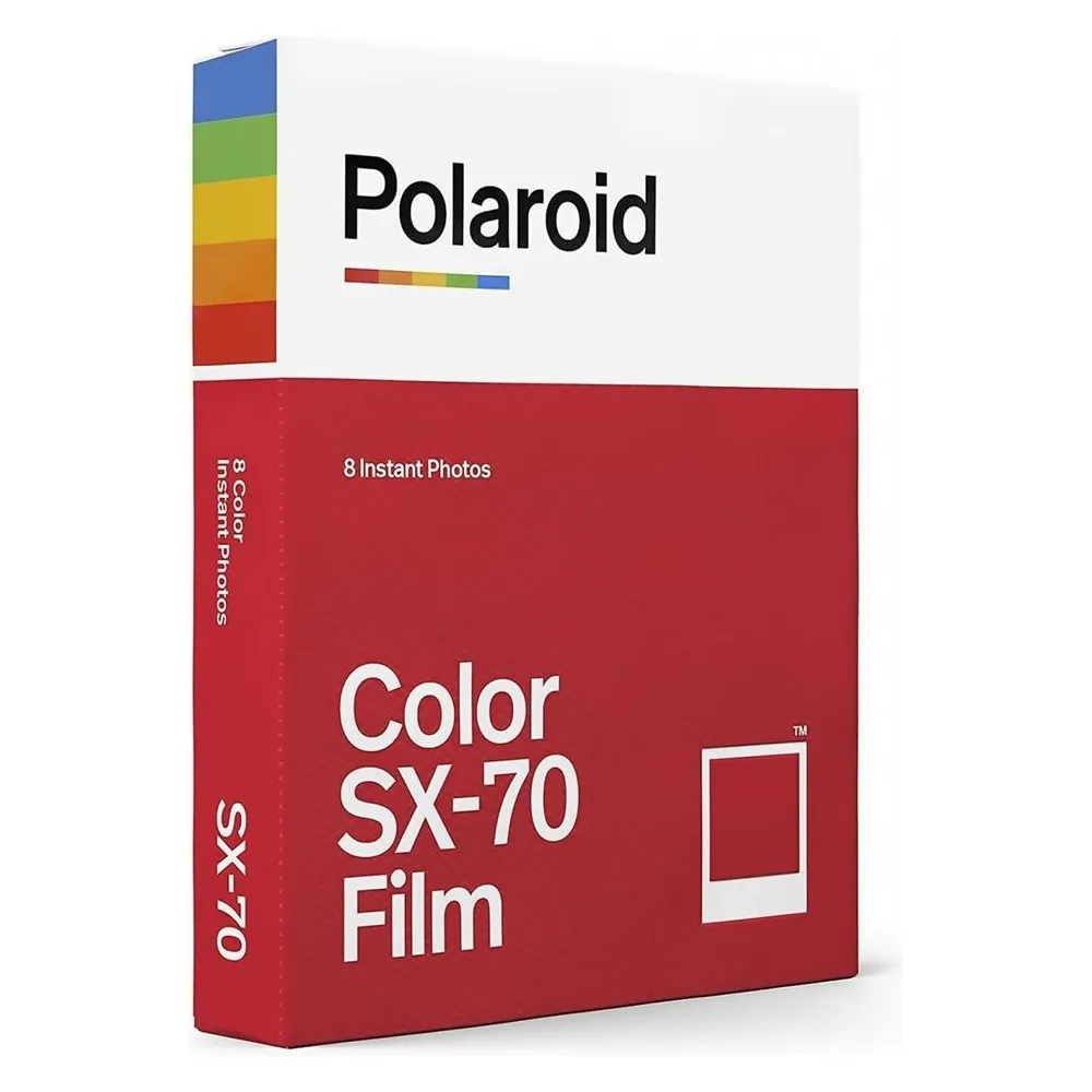 Polaroid SX-70 farblicher Sofortbildfilm 8er Pack, Mehrfarbig