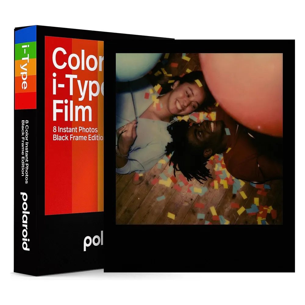 Polaroid i-Type farblicher Sofortbildfilm mit schwarzem Rand 8x