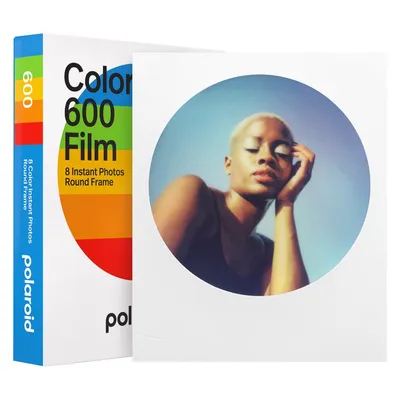 600 Color Film Round Frame 8x
