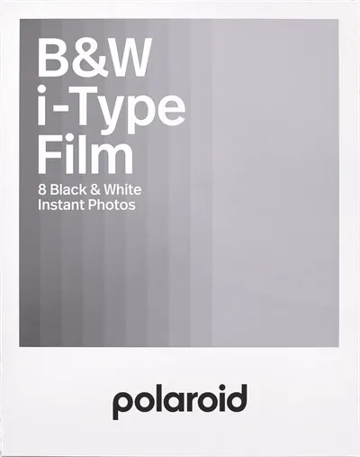 Polaroid B&W Instant Fotopapier i-Type Film (8 Stk.)