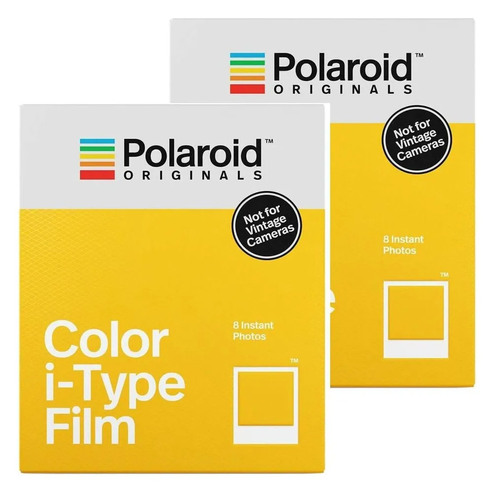 Polaroid Color Instant Fotopapier i-Type Film (16 Stk.)