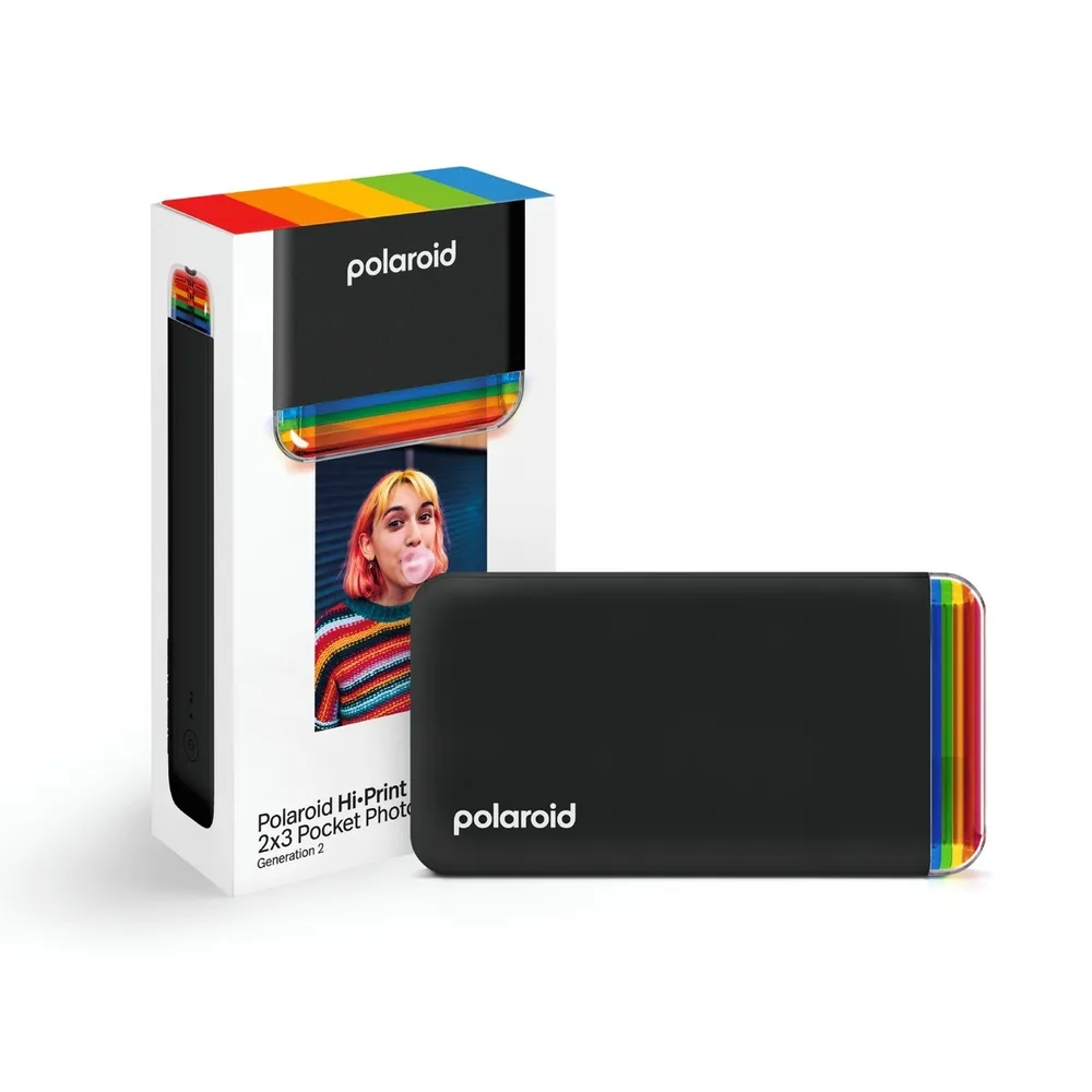 Polaroid Hi Print 2×3 Fotodrucker Gen2, Schwarz