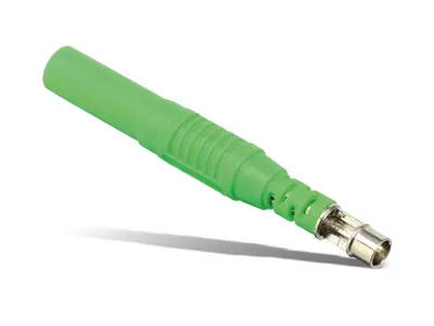 4 mm Labor-Sicherheitsstecker, CAT II, grün