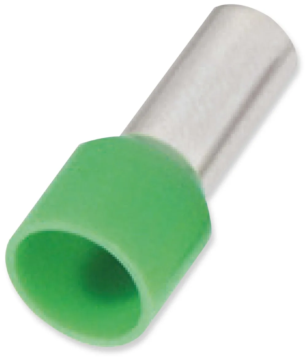 Aderendhülsen, 16 mm², 10 Stück, 12 mm, grün