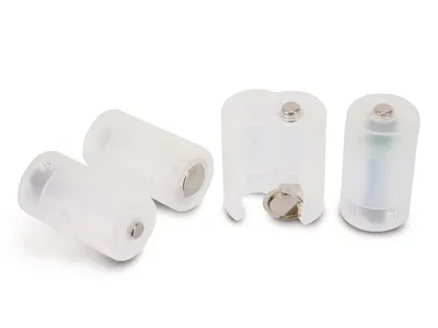 Batterie-Adapter AA-D, 4 Stück