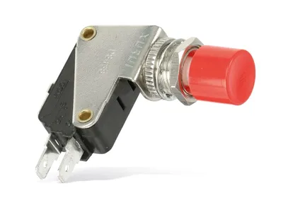 Einbau-Drucktaster DS438, 7,5 A/250 V~, rot