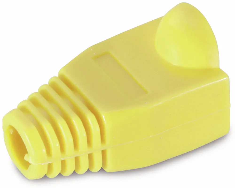 Knickschutzhülle für RJ45-Stecker, gelb