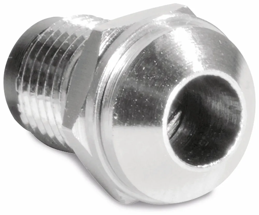 LED Fassung, 5 mm, schwarz eloxiert, erhöht