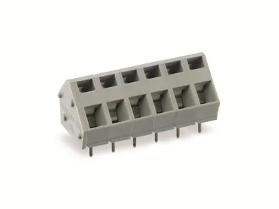 Leiterplattenklemme SUPU 256706, 6-polig, RM 5, 16 A/250 V