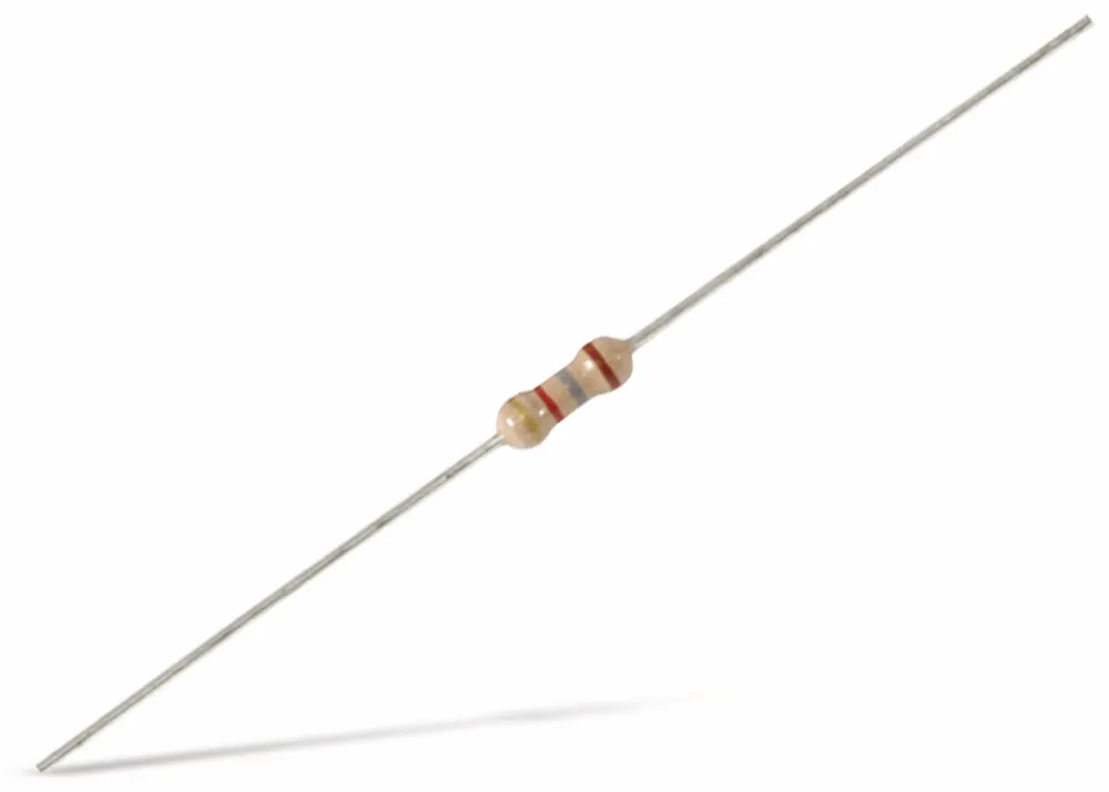 Metallfilm-Widerstände, 2,2 MΩ, 0,25 W, 100 Stück