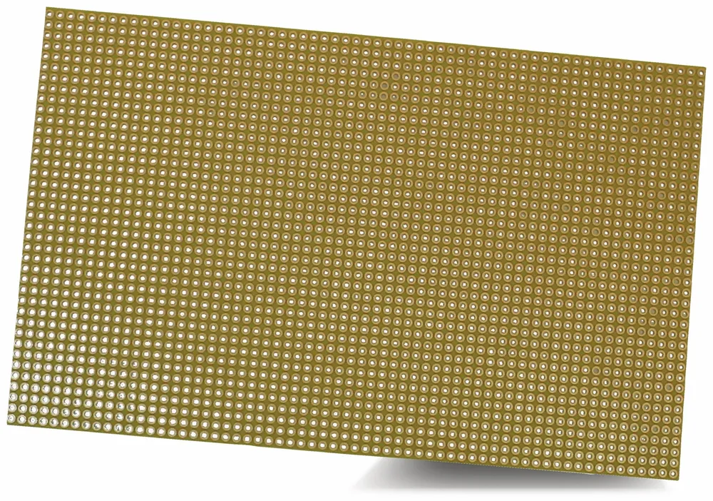 Punktrasterplatine 160 x 100mm, RM 2,54