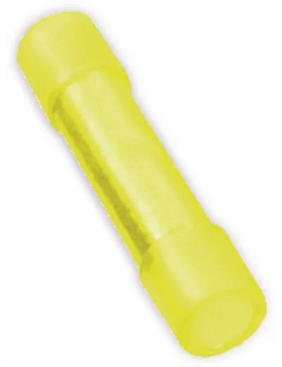 Stoß-Quetschverbinder, 10 Stück, gelb