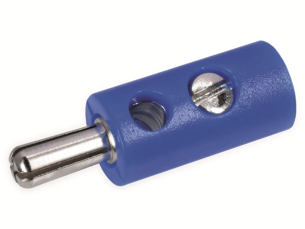 Zwergstecker, blau, 10 Stück