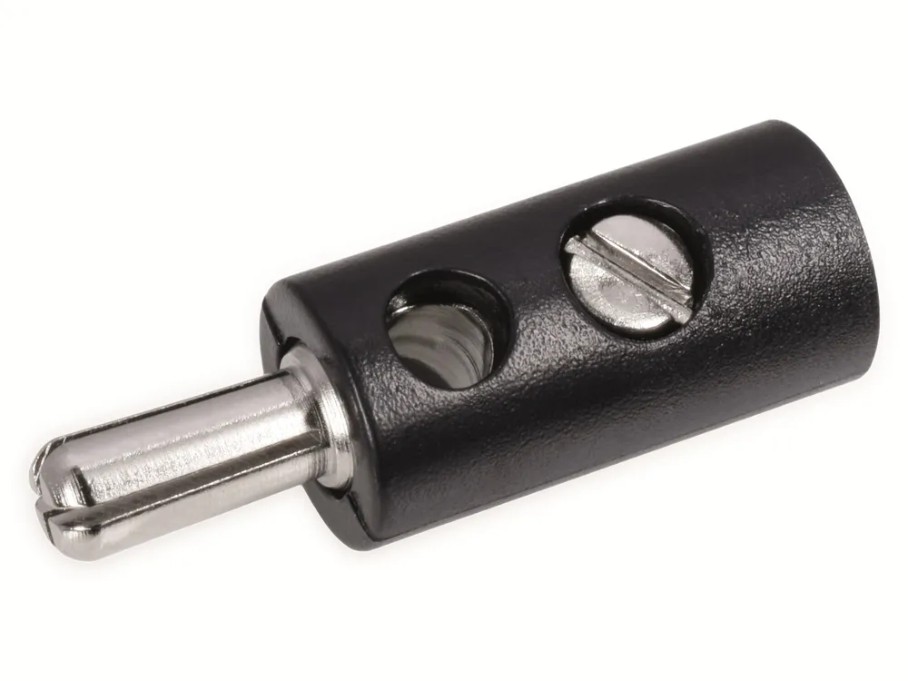 Zwergstecker, schwarz, 10 Stück