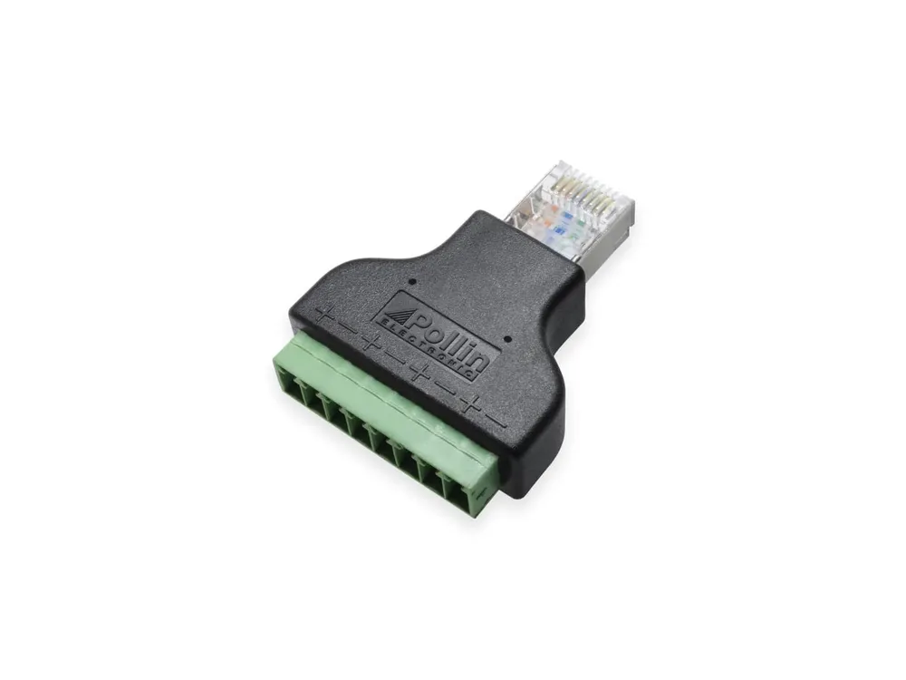 Steckverbinder, RJ45, Klemmleiste, Stecker