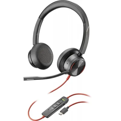 POLY Blackwire 8225 Kopfhörer Kabelgebunden Kopfband Büro/Callcenter USB Typ-C Schwarz